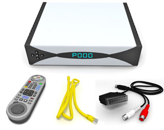 Contenu Colis 2 - Boîtier TV 