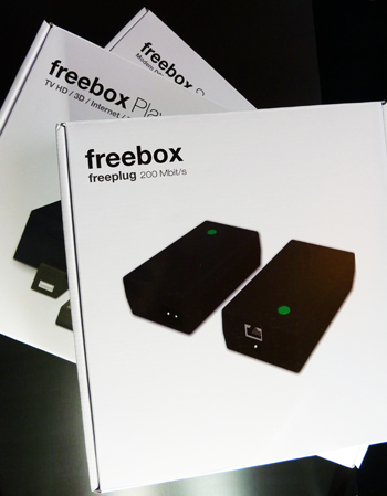 Ensemble du paquet Freebox Revolution