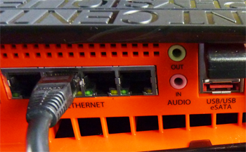 4 ports Ethernet Freebox Revolution