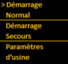 Choisir le mode de démarrage
