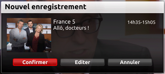 Créer un enregistrement