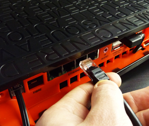 Ports Ethernet de la Freebox