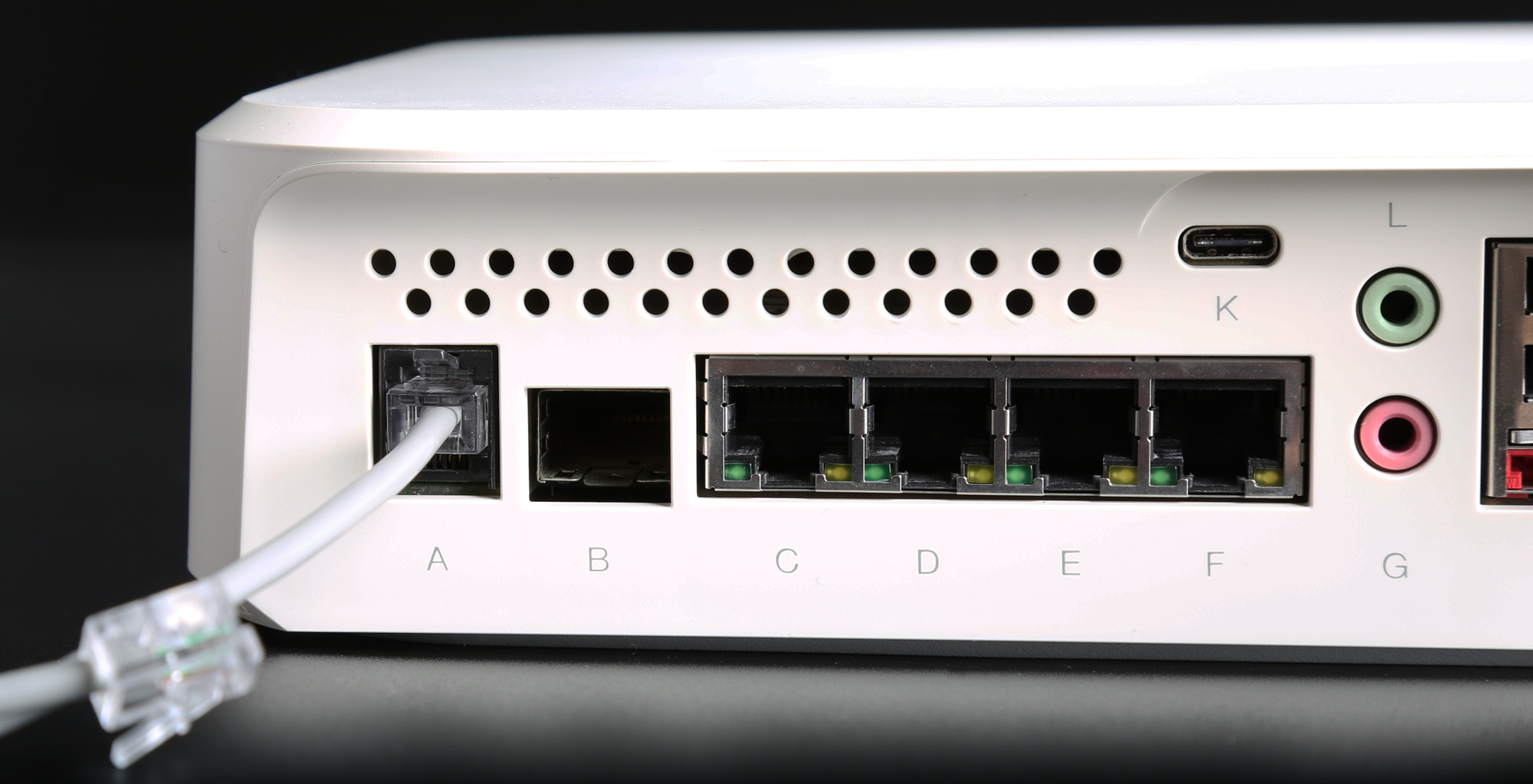 Branchement sur port A Freebox One