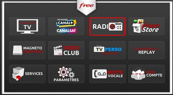Radio sur Freebox v4 / HD