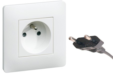 Brancher à la prise électrique murale