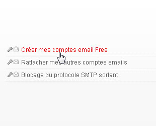 Créer un compte mail