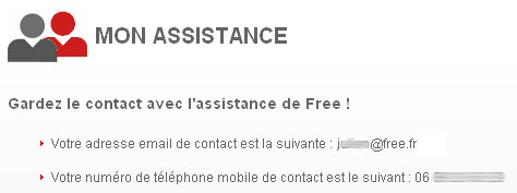 Mon assistance