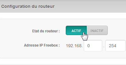 Activer le service