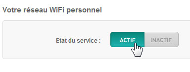 Activer le service