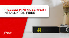 Comment installer votre Server mini 4K en fibre optique